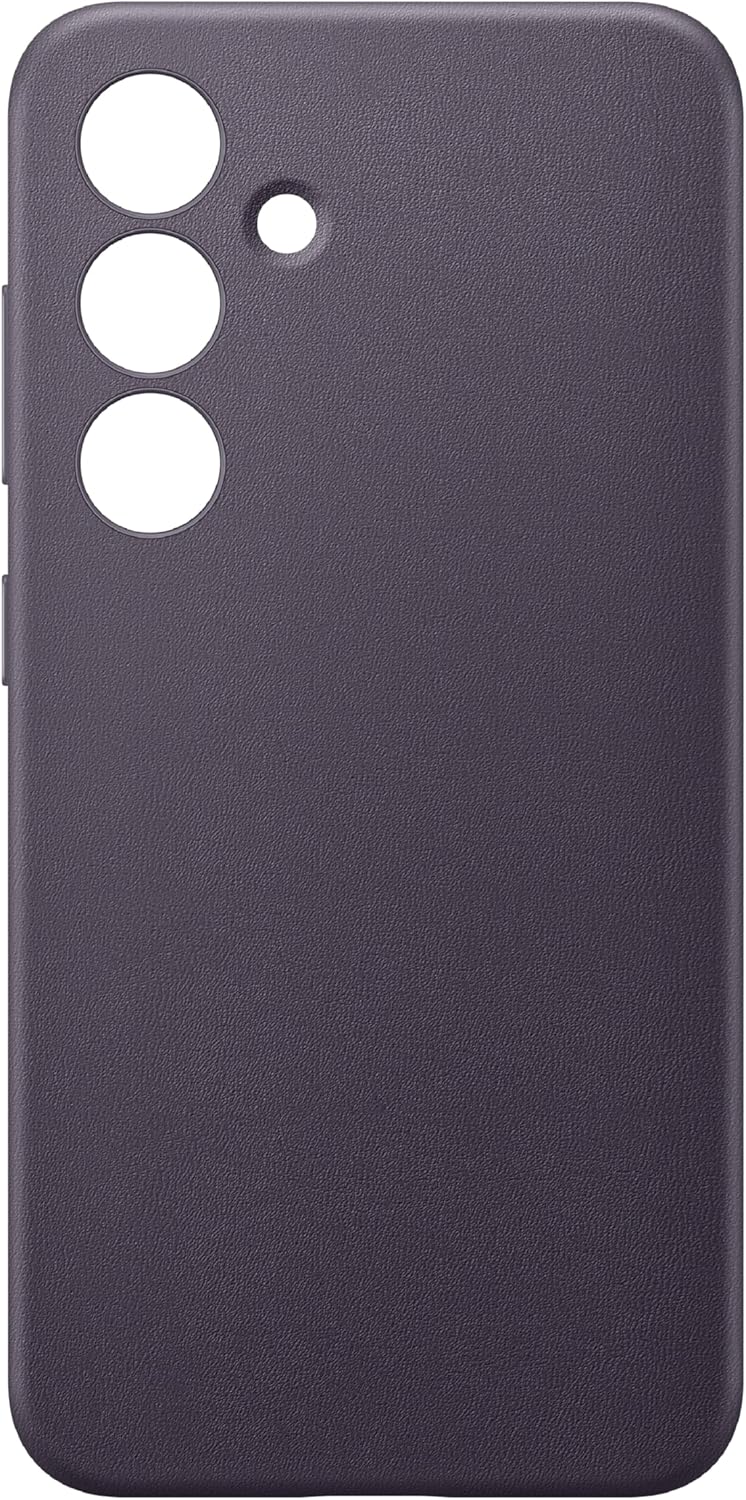 كڤر حماية جلد نباتي لهاتف Galaxy S24 |بنفسجي غامق كڤر حماية جلد نباتي لهاتف Galaxy S24 |بنفسجي غامق